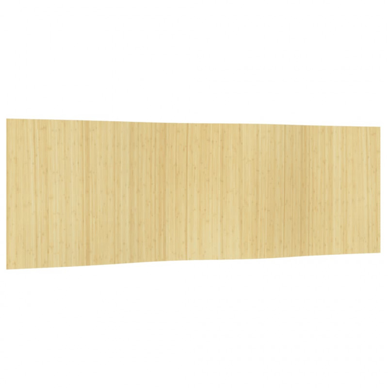 Parawan, jasny naturalny, 165x600 cm, bambusowy