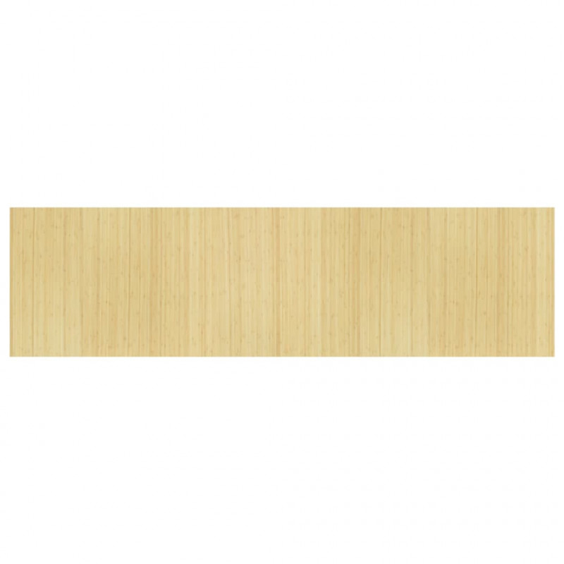 Parawan, jasny naturalny, 165x600 cm, bambusowy