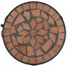 Stoliki na kwiaty, 3 szt., ceramiczne, terakota