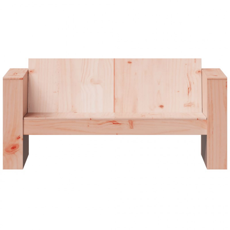 Sofa ogrodowa, 2-osobowa, 134x60x62 cm, lite drewno daglezjowe
