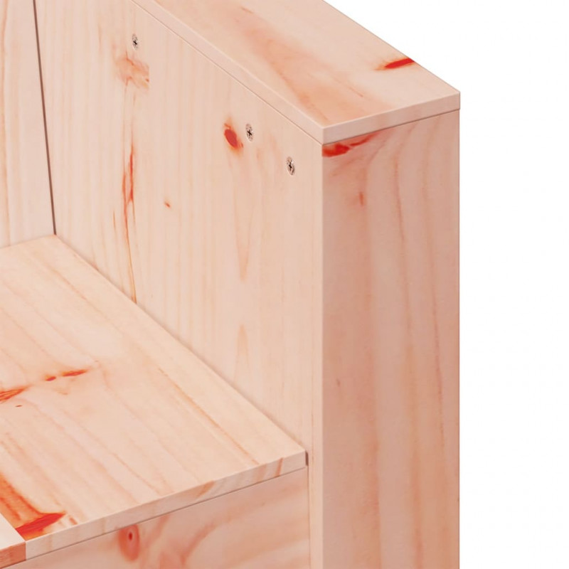 Sofa ogrodowa, 2-osobowa, 134x60x62 cm, lite drewno daglezjowe
