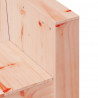 Sofa ogrodowa, 2-osobowa, 134x60x62 cm, lite drewno daglezjowe