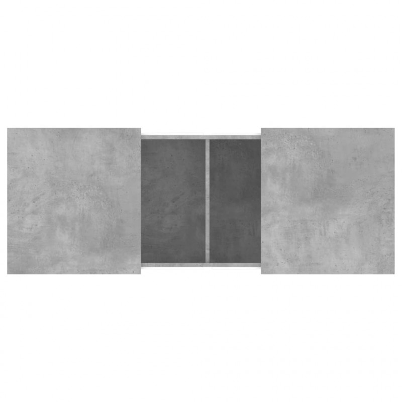 Stolik kawowy, szarość betonu, 100x55x40 cm