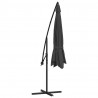 Parasol wiszący z aluminiowym słupkiem, 350 cm, antracytowy