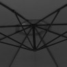Parasol wiszący z aluminiowym słupkiem, 350 cm, antracytowy