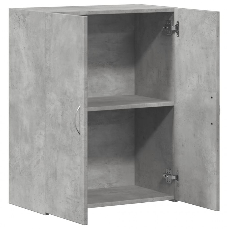 Szafka na dokumenty, szarość betonu, 60x32x77,5 cm
