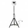 Lampa stołowa, 25 W, biała, 35x35x65/95 cm, E27