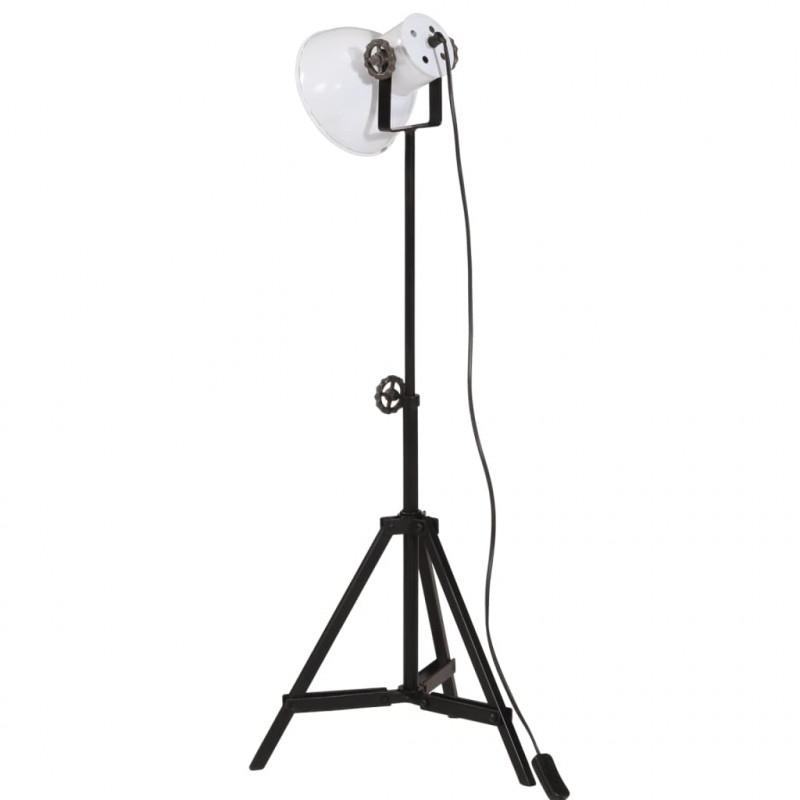 Lampa stołowa, 25 W, biała, 35x35x65/95 cm, E27