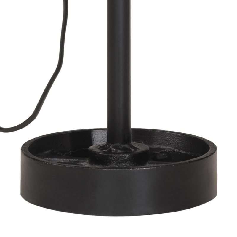 Lampa stołowa, 25 W, postarzany niebieski, 15x15x55 cm, E27