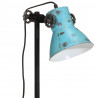 Lampa stołowa, 25 W, postarzany niebieski, 15x15x55 cm, E27