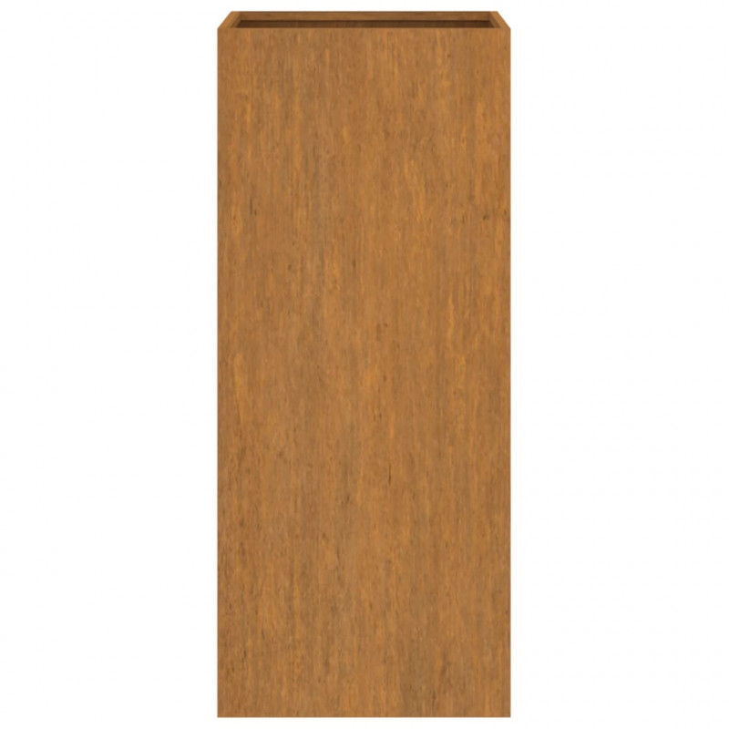 Donica, 32x29x75 cm, stal kortenowska