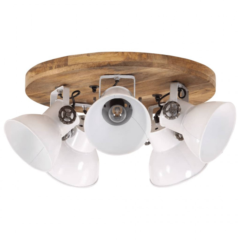 Lampa sufitowa 25 W, biała, 50x50x25 cm, E27