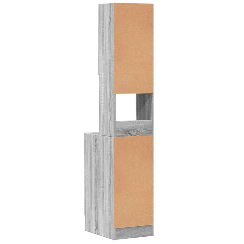 Szafka kuchenna, szary dąb sonoma, 35x50x180 cm