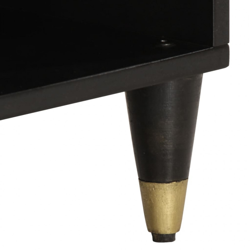 Szafka pod telewizor, 80x33x46 cm, lite drewno mango