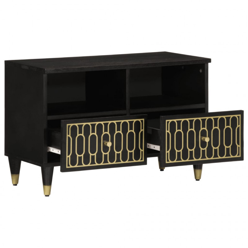 Szafka pod telewizor, 70x33x46 cm, lite drewno mango