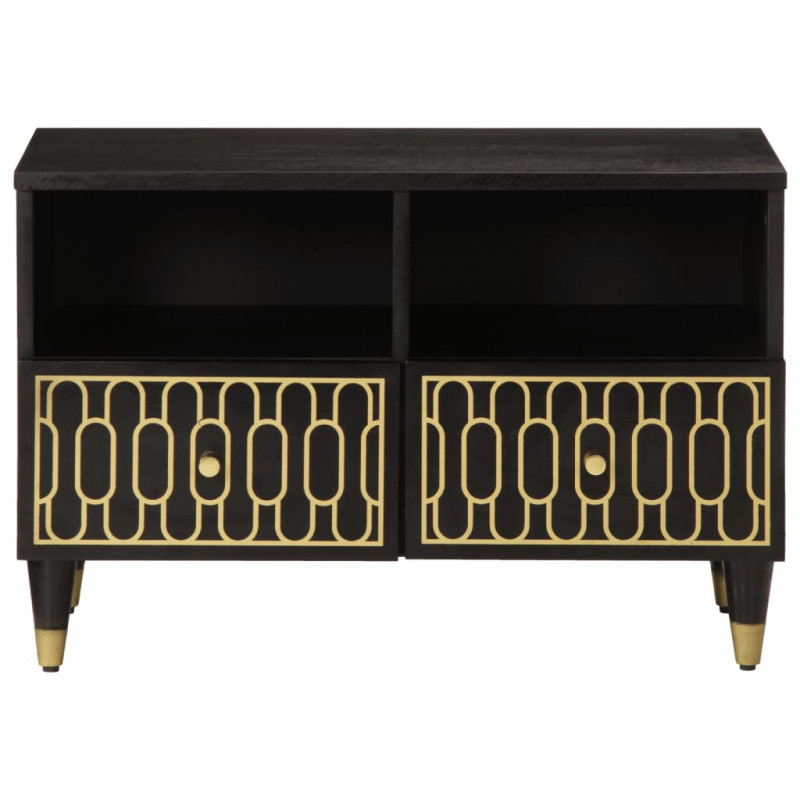 Szafka pod telewizor, 70x33x46 cm, lite drewno mango
