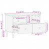 Szafka pod telewizor, 70x33x46 cm, lite drewno mango
