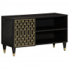 Szafka pod telewizor, 80x31,5x46 cm, lite drewno mango