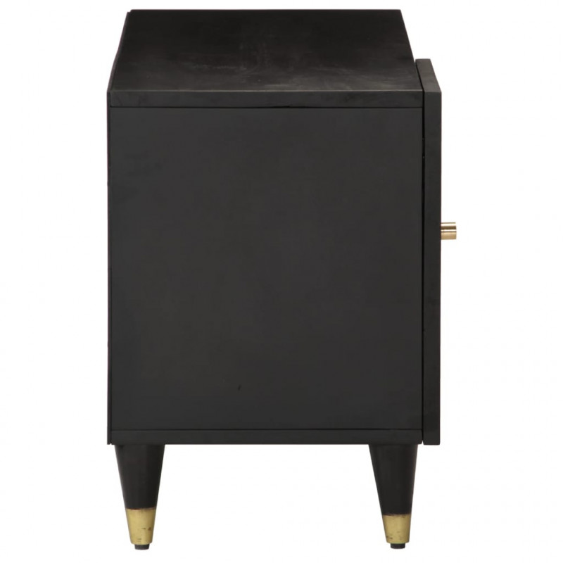 Szafka pod telewizor, 80x31,5x46 cm, lite drewno mango