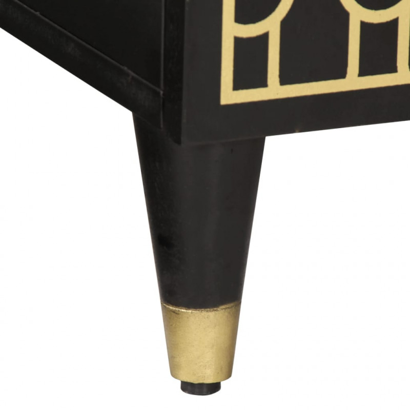 Szafka pod telewizor, 80x31,5x46 cm, lite drewno mango