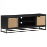 Szafka pod TV, 120x30x40 cm, lite drewno mango