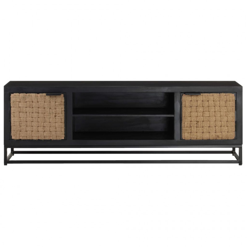 Szafka pod TV, 120x30x40 cm, lite drewno mango