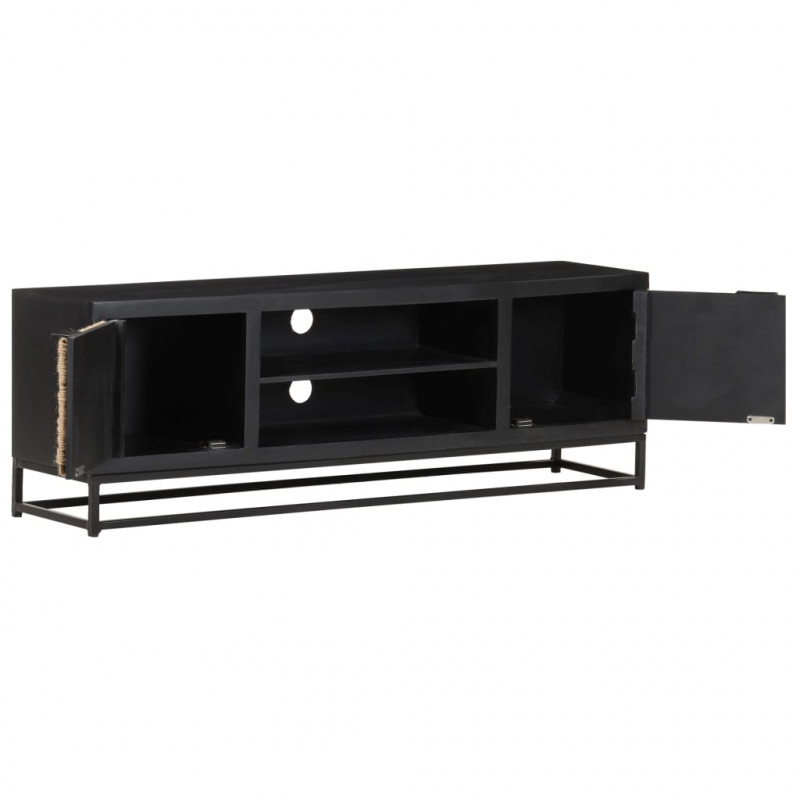 Szafka pod TV, 120x30x40 cm, lite drewno mango