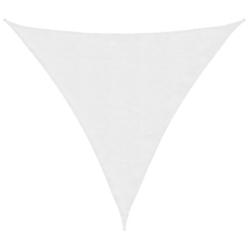 Żagiel przeciwsłoneczny, biały, 2x2x2 m, 100% poliester
