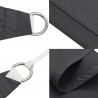 Żagiel przeciwsłoneczny, antracytowy, 2x2x2 m, 100% poliester