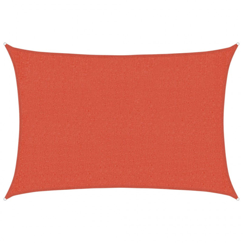 Żagiel przeciwsłoneczny, 160 g/m², terakota, 2x2,5 m, HDPE