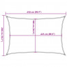 Żagiel przeciwsłoneczny, 160 g/m², terakota, 2x2,5 m, HDPE