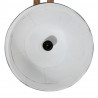 Lampa sufitowa 25 W, czarna, 105x30x65-108 cm, E27