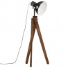 Lampa stojąca, 25 W, czarna, 45x45x120 cm, E27