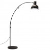 Lampa stojąca, 25 W, czarna, 150 cm, E27