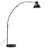 Lampa stojąca, 25 W, czarna, 150 cm, E27