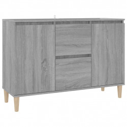 Szafka, szary dąb sonoma, 101x35x70 cm, materiał drewnopochodny