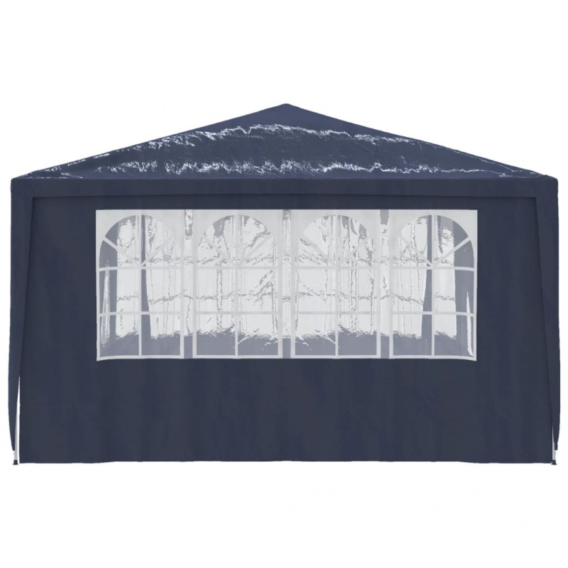 Namiot imprezowy ze ściankami, 4x4 m, niebieski, 90 g/m²