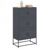 Szafka, antracytowa, 68,5x38,5x123,5 cm, stal