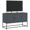 Szafka pod telewizor, antracytowa, 100,5x39x60,5 cm, stalowa