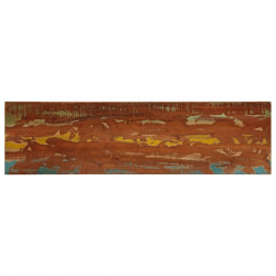 Blat stołu, 100x30x3,8 cm, prostokątny, lite drewno z odzysku