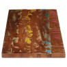 Blat stołu, 140x50x3,8 cm, prostokątny, lite drewno z odzysku