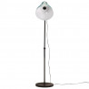 Lampa stojąca, 25 W, postarzany niebieski, 150 cm, E27
