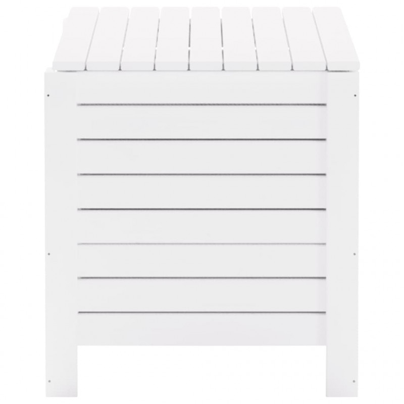 Skrzynia z wiekiem RANA, biała, 80x49x54 cm, drewno sosnowe