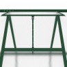 Szklarnia z ramą podstawy, zielona, 169x169x195 cm, aluminium