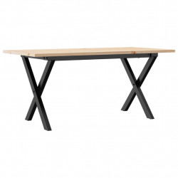 Stolik kawowy z nogami w kształcie litery X, 90x40x45 cm