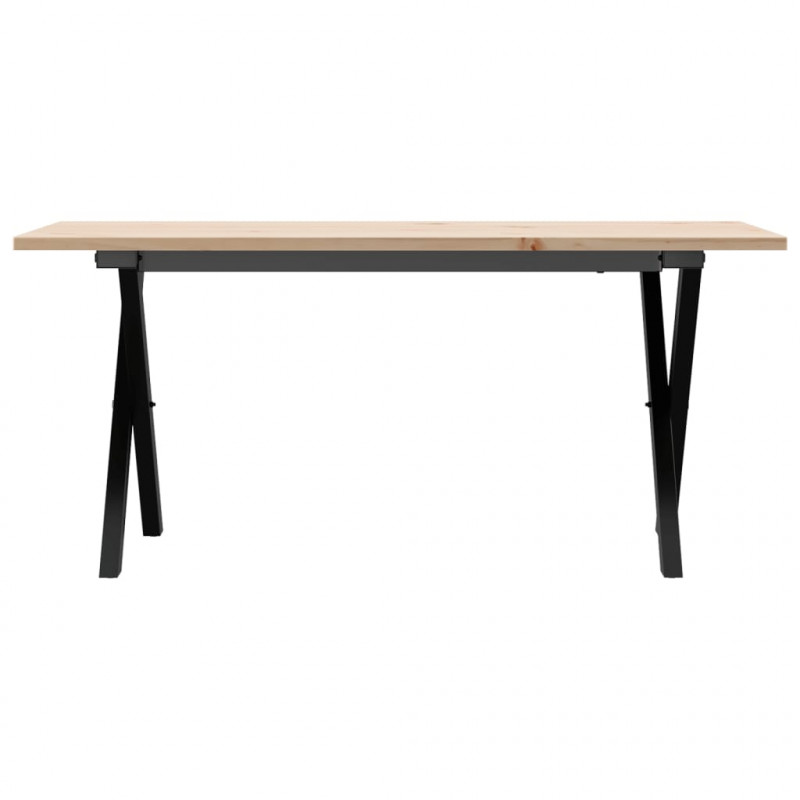 Stolik kawowy z nogami w kształcie litery X, 90x40x45 cm