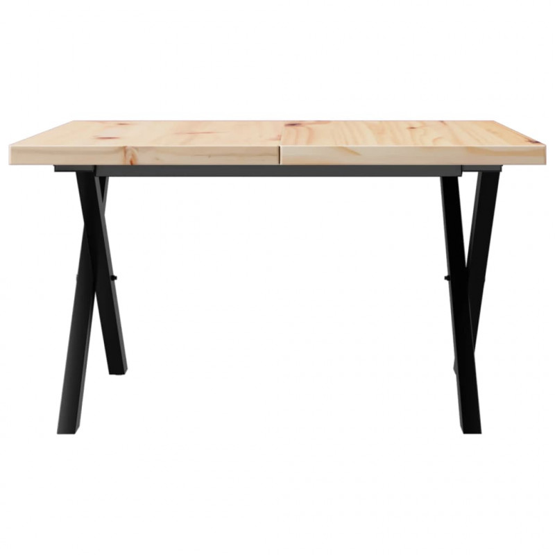 Stolik kawowy z nogami w kształcie litery X, 60x60x40,5 cm