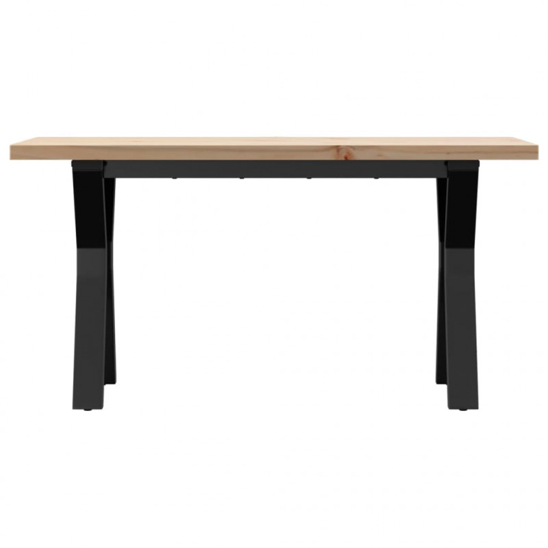 Stolik kawowy z nogami w kształcie litery Y, 90x40x45,5 cm