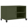 Szafka RTV, oliwkowa, 68x39x43,5 cm, stal