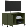 Szafka RTV, oliwkowa, 68x39x43,5 cm, stal